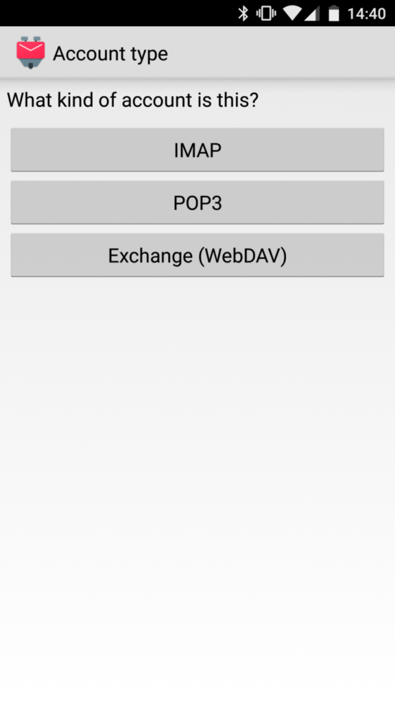 Pop-Imap-Android